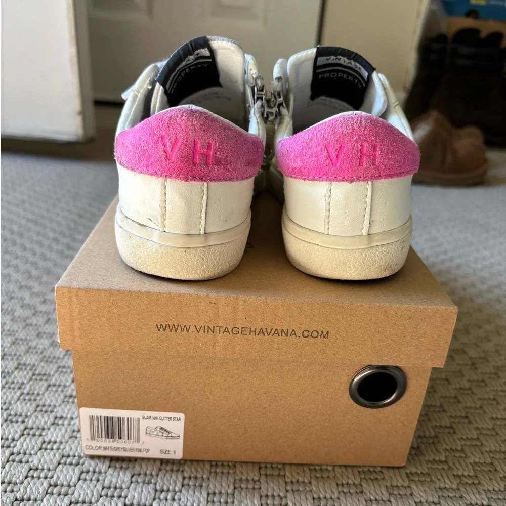 Vintage Havana Blair Glitter Star Sneakers - Picture 4 of 4